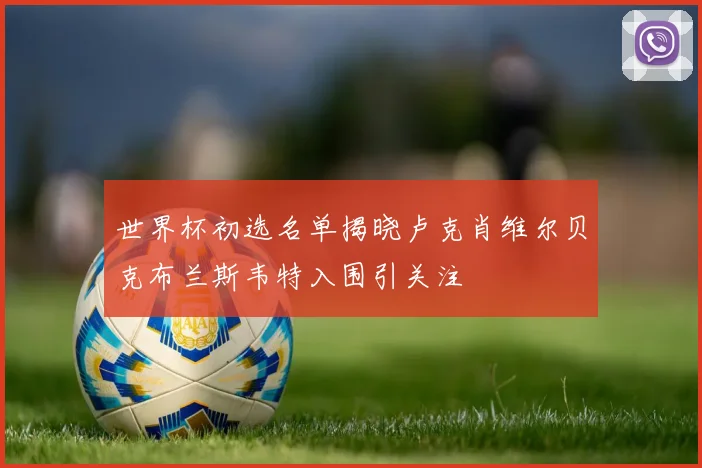 世界杯初选名单揭晓卢克肖维尔贝克布兰斯韦特入围引关注