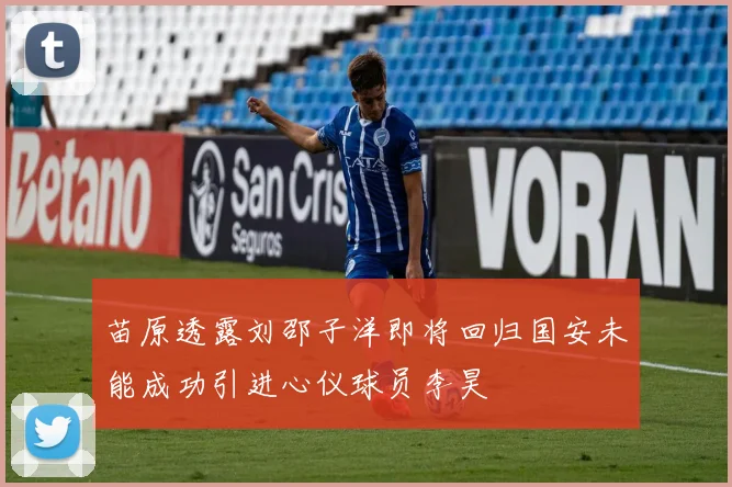 苗原透露刘邵子洋即将回归国安未能成功引进心仪球员李昊